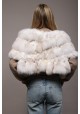 Fur Jacket of raccoon Lille Bridal Collection