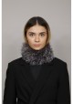 Fur elastic knitted unlined collar of fox Jena