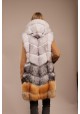 Fur vest of fox Winter