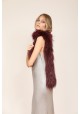Fur elastic knitted stole of fox Natalia