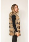 Fur vest of raccoon Eris