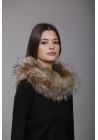 Fur knitted collar of fox Milan