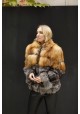 Fur jacket of fox Karina