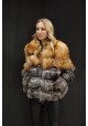 Fur jacket of fox Karina