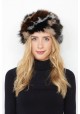 Fur elastic knitted unlined collar of fox Jena