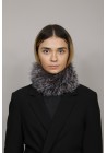 Fur elastic knitted unlined collar of fox Roma