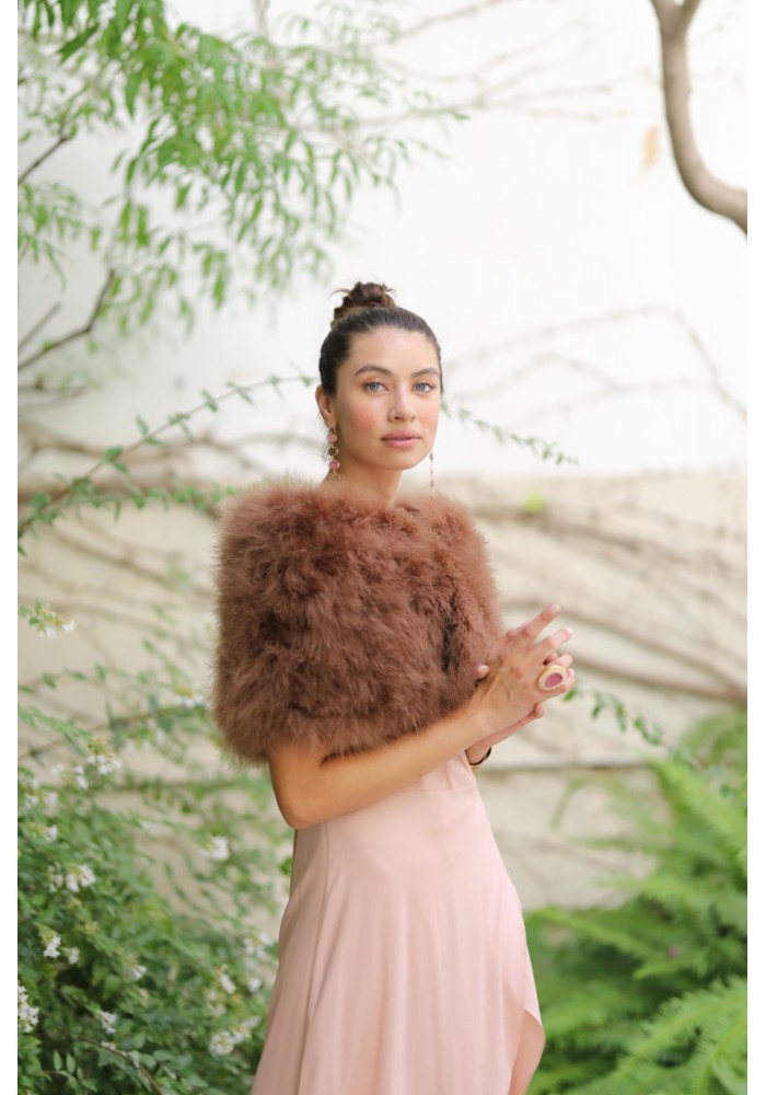 Feather stole of ostrich Kim