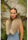 Fur stole of raccoon Alex Bridal Collection