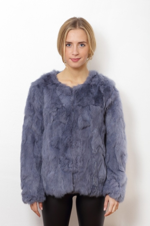 Veste en fourrure de lapin Mary