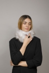 Cuello Roma - Talla única, Azul Cobalto