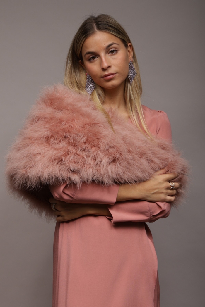 Estola Kim Tallas Talla única Colores Rosa quarzo