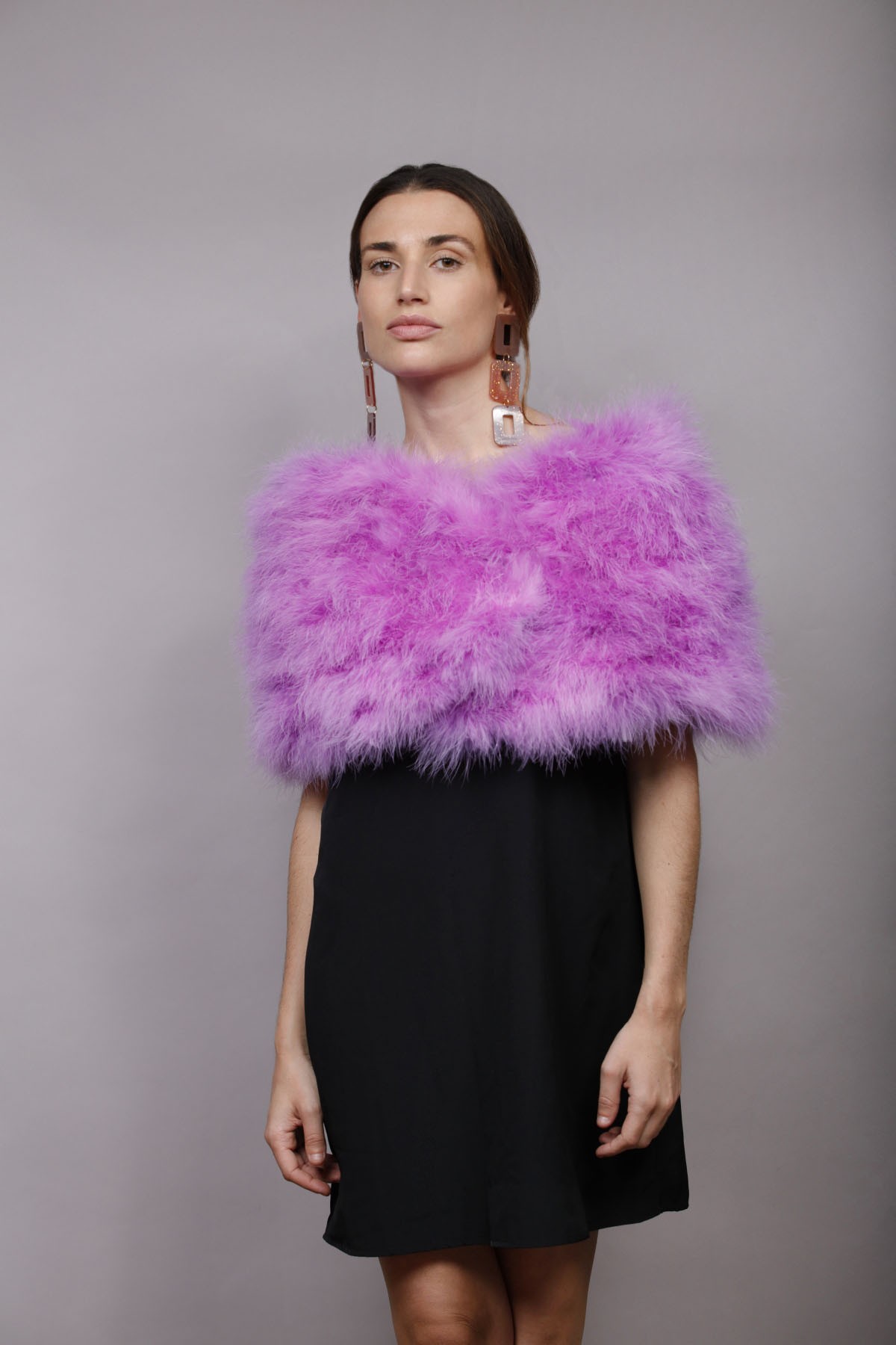 Estola Kim Tallas Talla única Colores Lila Rosado