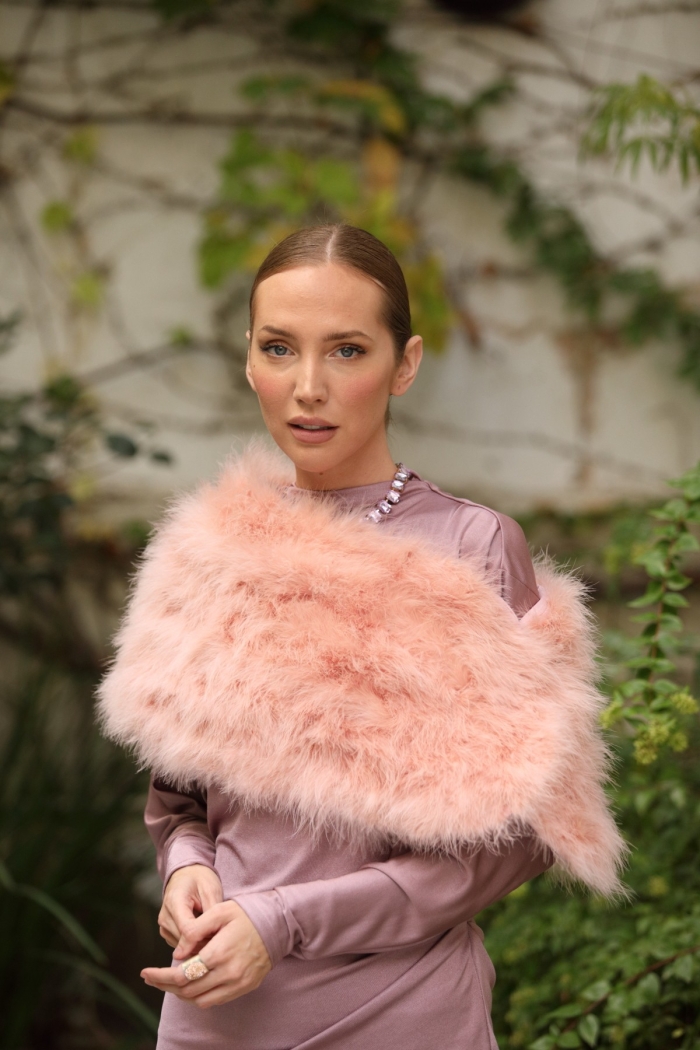 Estola Kim Tallas Talla única Colores Naranja Pastel