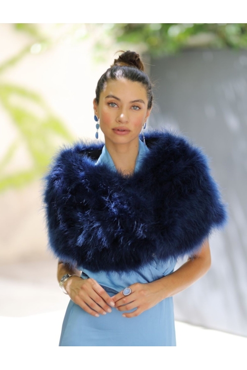 Estola Kim Tallas Talla única Colores Azul marino