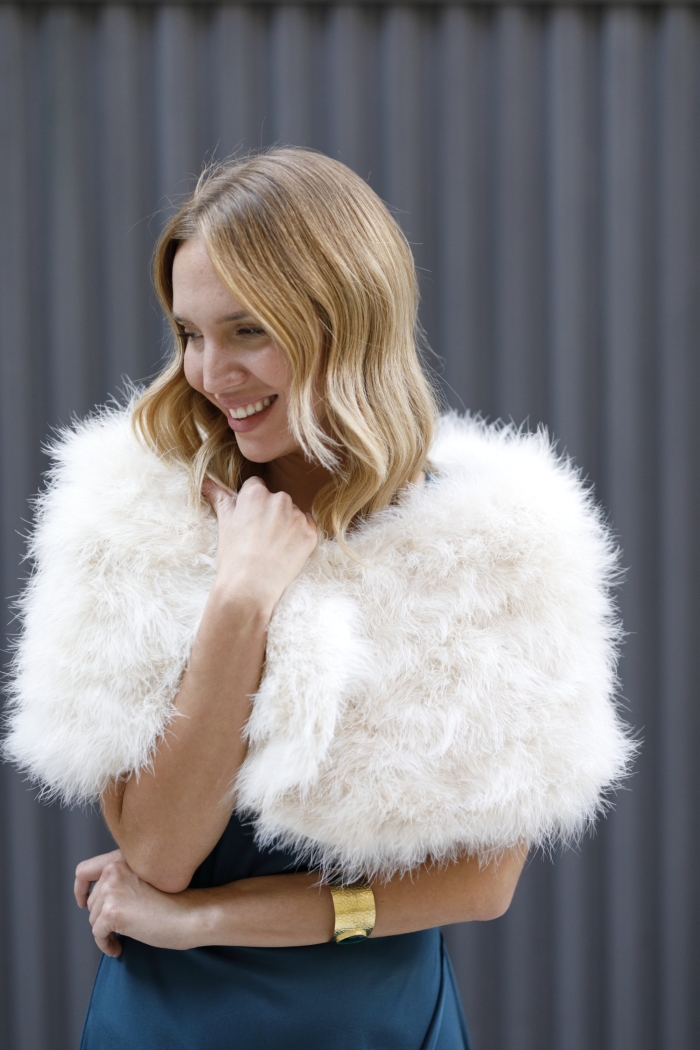 Estola Kim Tallas Talla única Colores Crudo