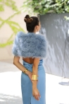 Estola Kim Tallas Talla única Colores Azul claro