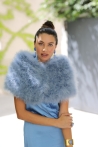Estola Kim Tallas Talla única Colores Azul claro