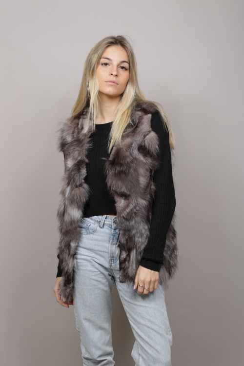 Chaleco Pascal Tallas XS Colores Gris natural