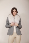 Estola Laredo Tallas Talla única Colores Blanco punta gris