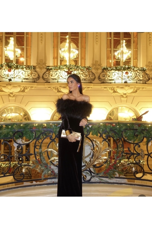 Estola Grace Colores Negra punta gris Tallas Talla única