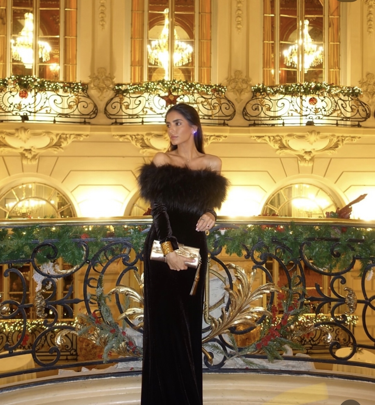 Estola Grace Colores Negra punta gris Tallas Talla única