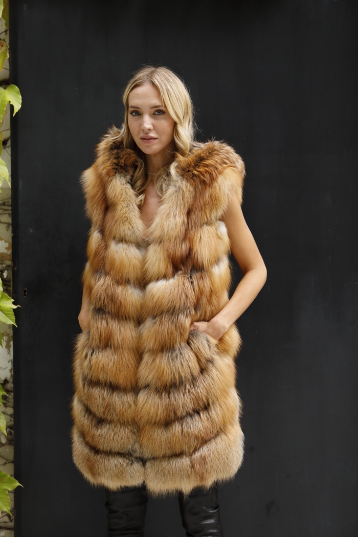 Chaleco Mila Tallas S Colores Golden sin capucha