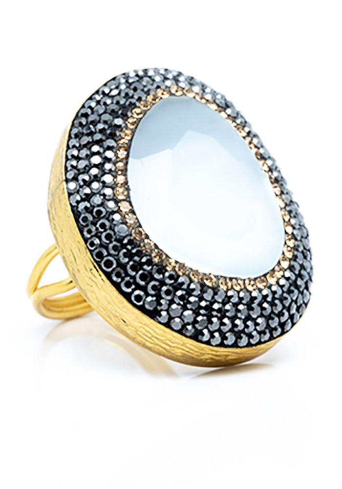 Anillo Tiffany Colores Blanco Tallas Adaptable