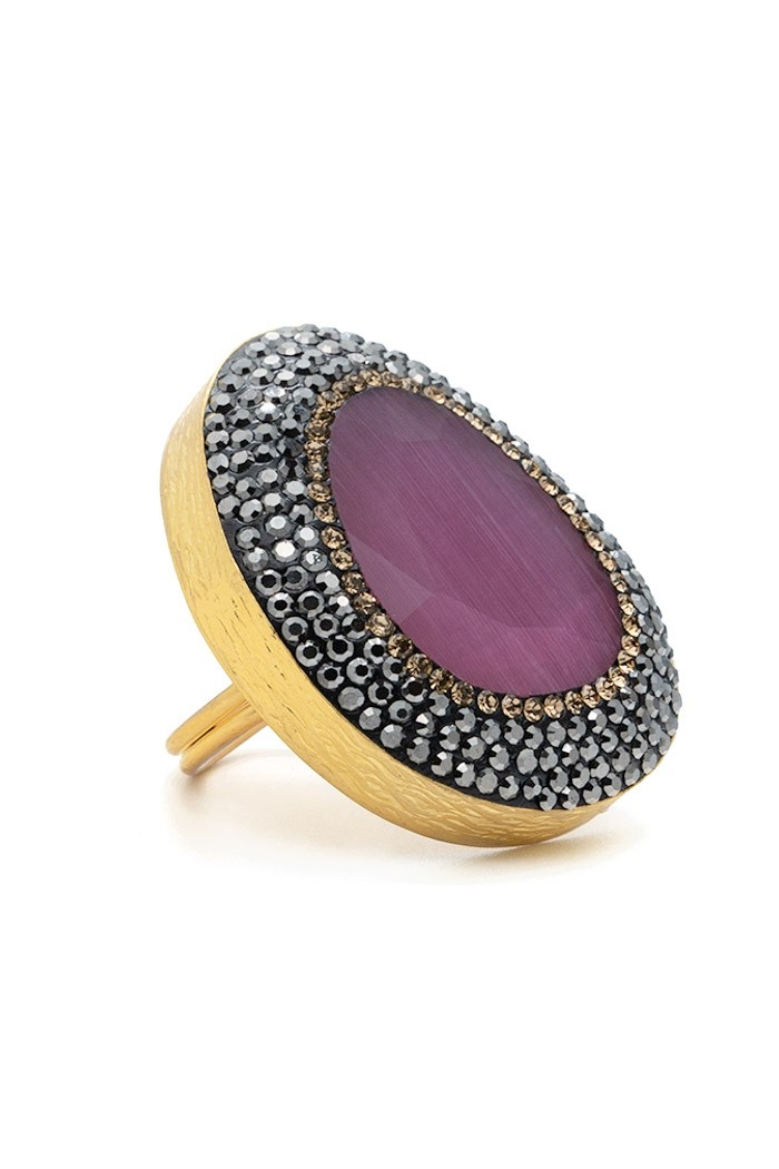 Anillo Tiffany Tallas Adaptable Colores Rosa Fuerte