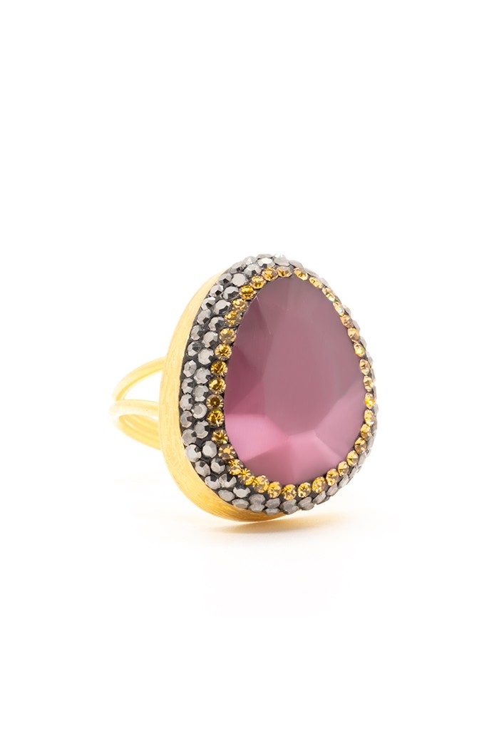 Anillo Brigitte Colores Rosa Tallas Adaptable