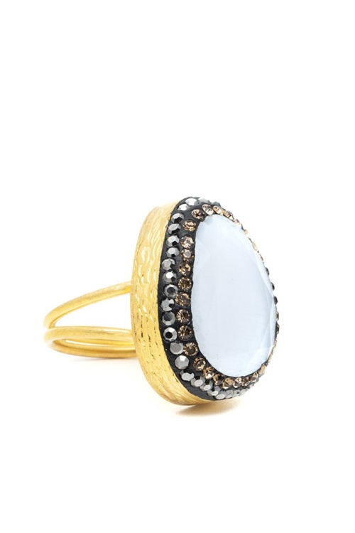 Anillo Brigitte Colores Blanco Tallas Adaptable