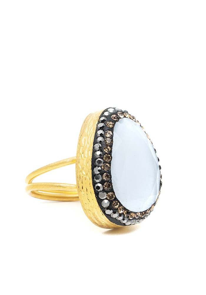 Anillo Brigitte Colores Blanco Tallas Adaptable