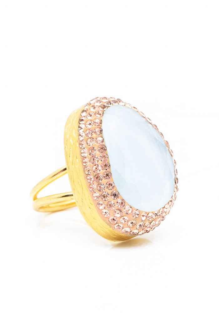 Bague Jolie  Couleurs Blanc Tailles Adaptable