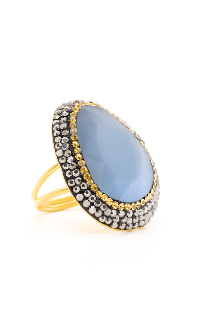 Anillo Keira Tallas Adaptable Colores Azul Jeans