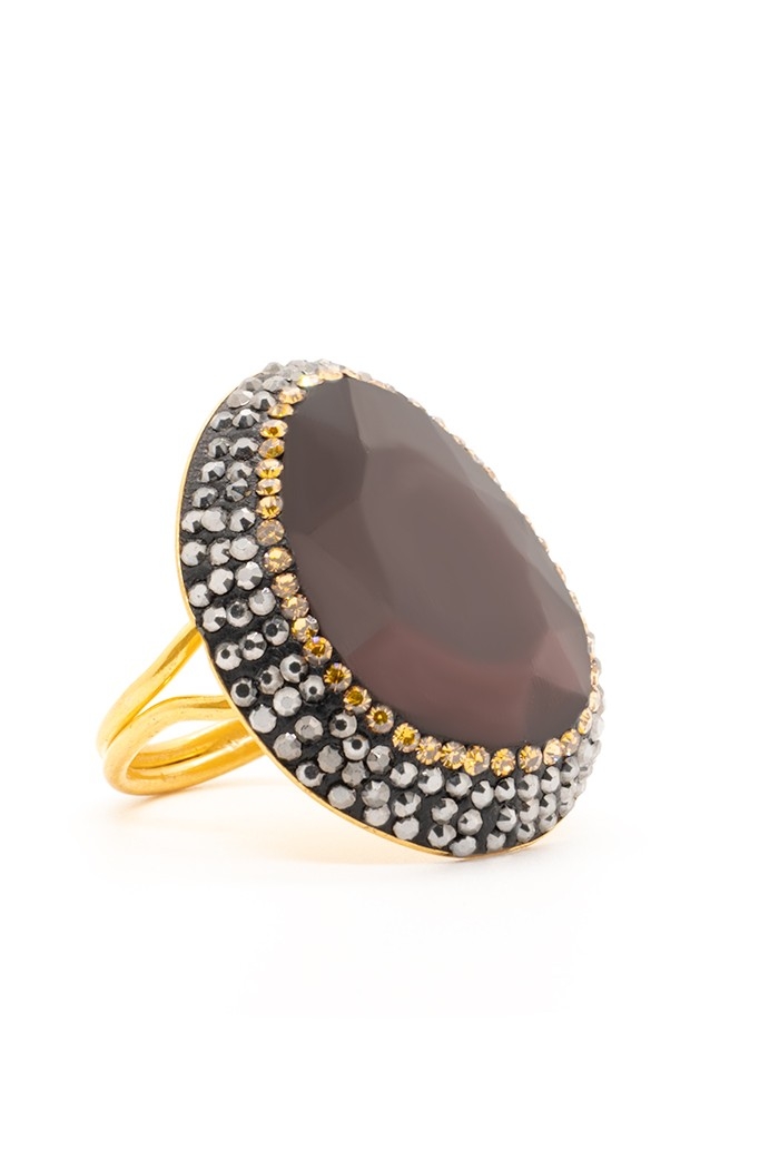 Anillo Keira Tallas Adaptable Colores Ciruela