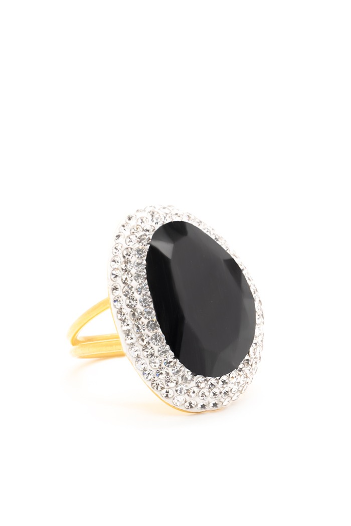 Anillo Margot Colores Negro Tallas Adaptable