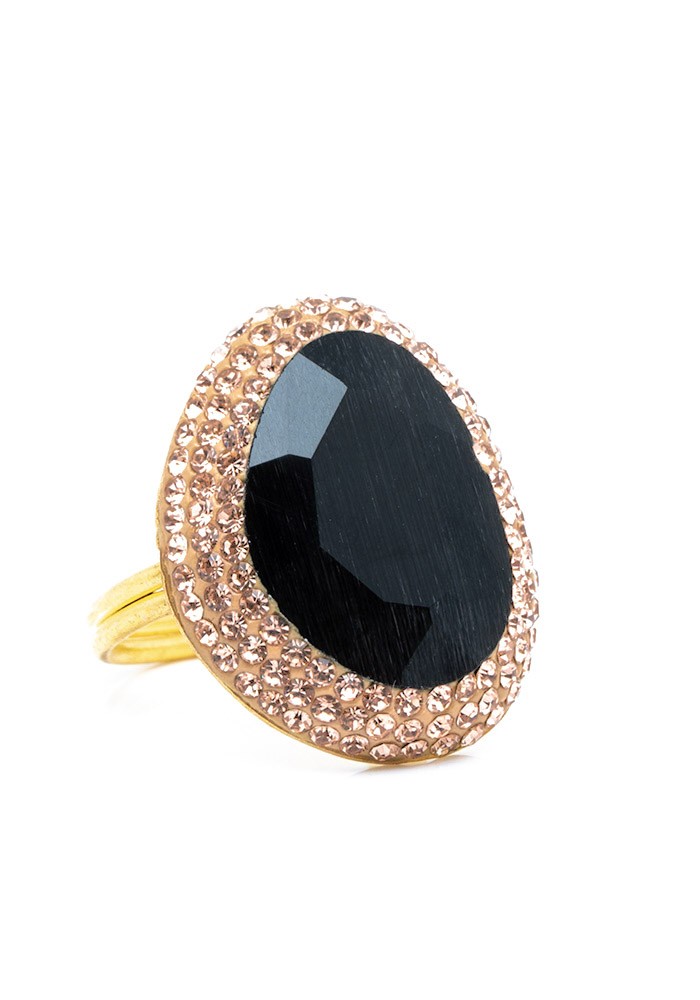 Anillo Payton Colores Negro Tallas Adaptable