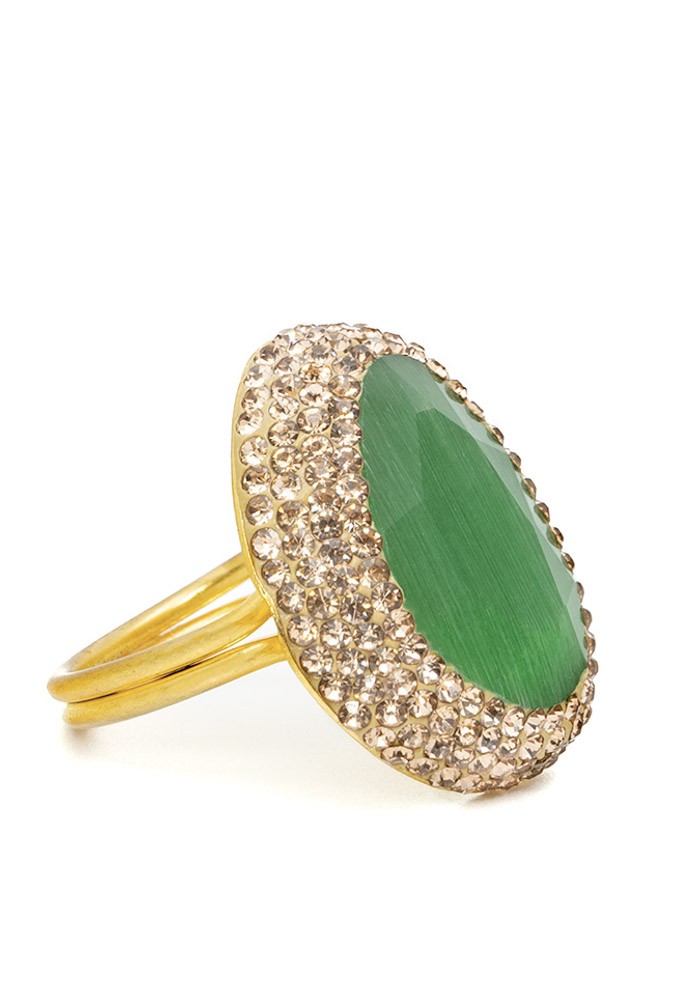 Anillo Payton Colores Verde Tallas Adaptable