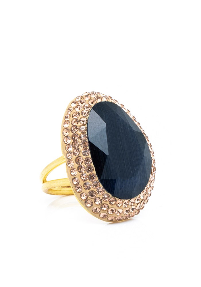 Anillo Payton Colores Azul Noche Tallas Adaptable