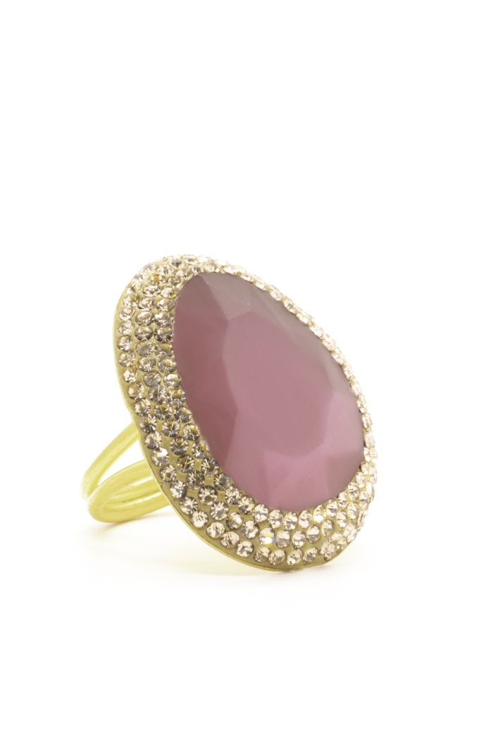 Anillo Rachel Colores Rosa Tallas Adaptable