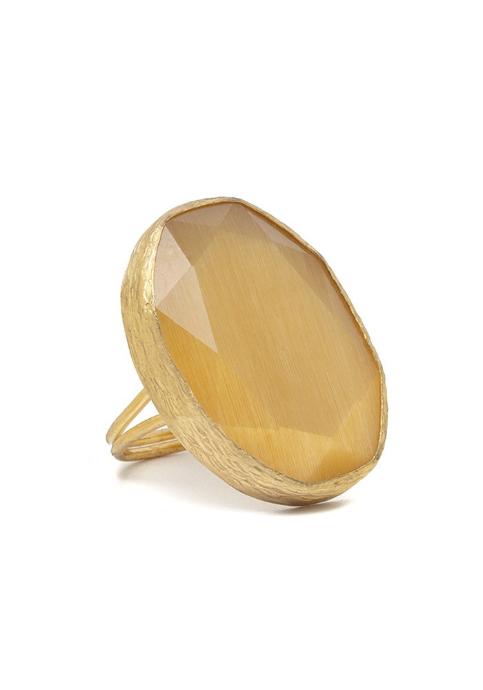 Anillo Katy Colores Amarillo Tallas Adaptable