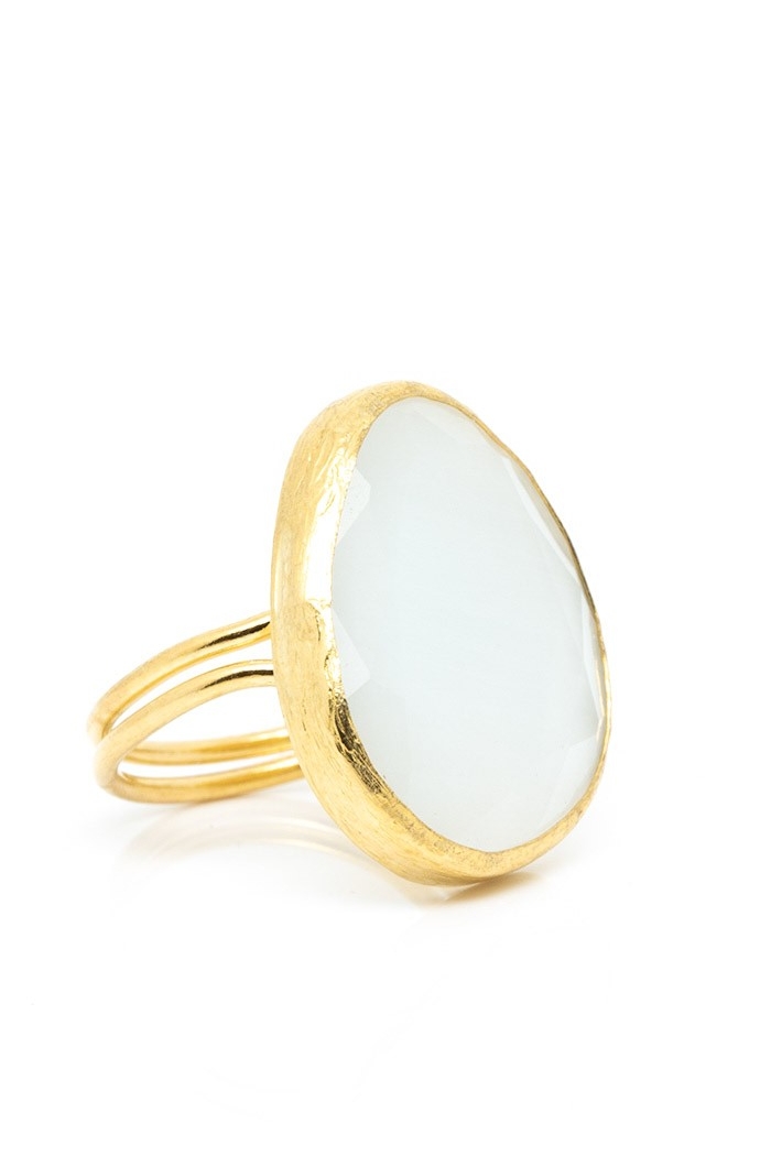 Anillo Cecily Colores Blanco Tallas Adaptable