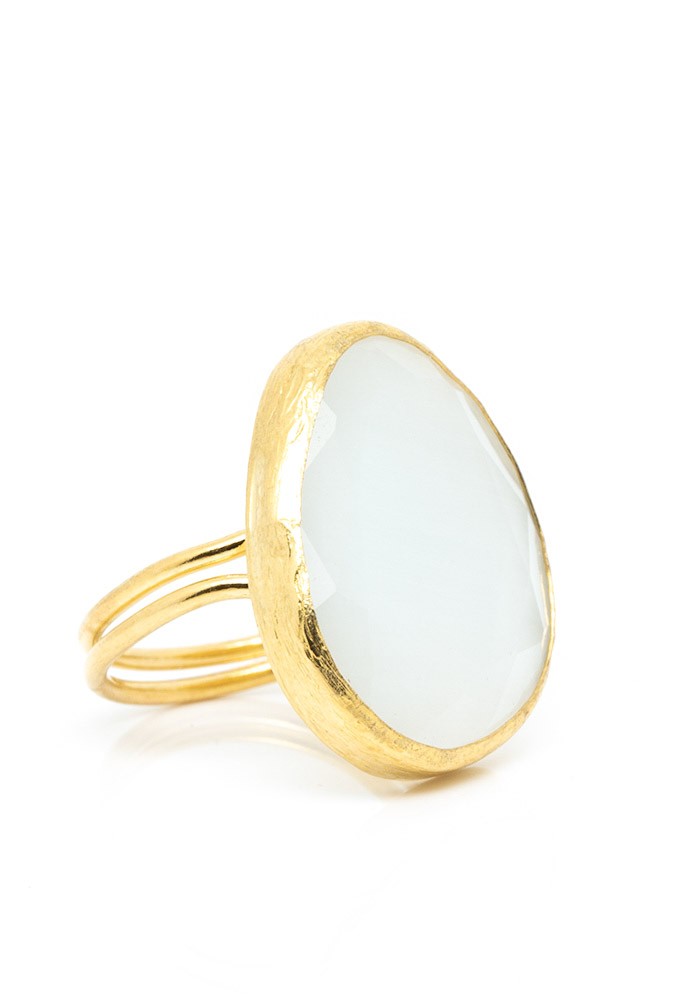 Anillo Cecily Colores Blanco Tallas Adaptable
