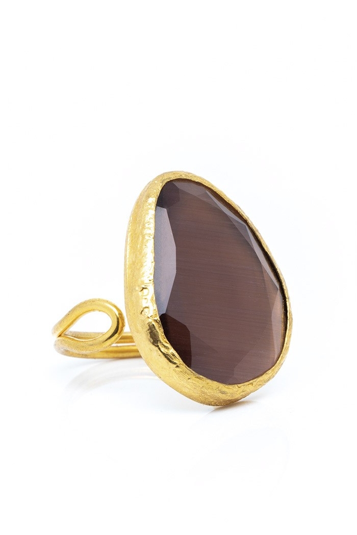 Anillo Cecily Colores Marrón Tallas Adaptable