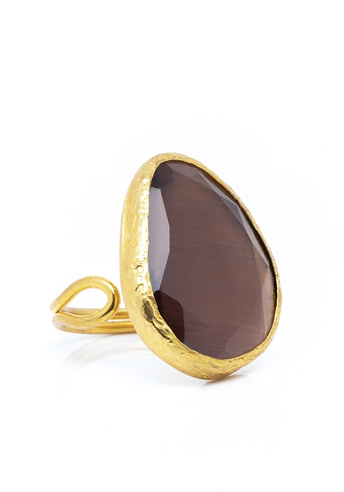 Anillo Cecily Colores Marrón Tallas Adaptable