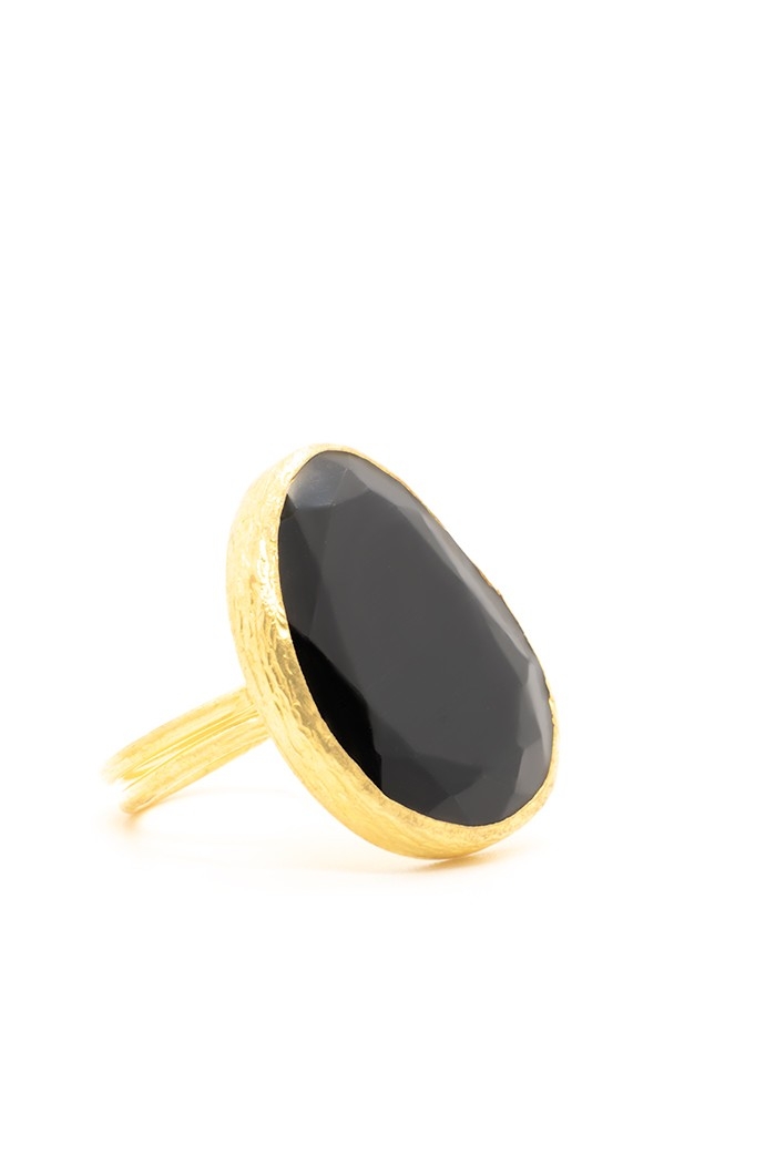 Anillo Cecily Colores Negro Tallas Adaptable