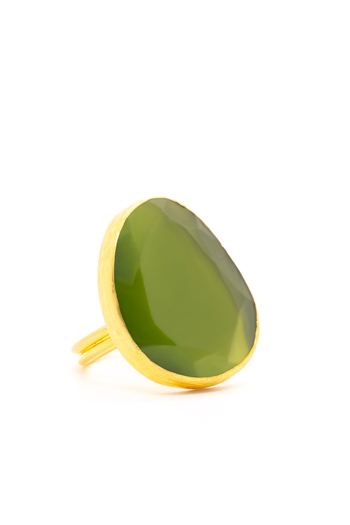Anillo Cecily Tallas Adaptable Colores Verde Kaki