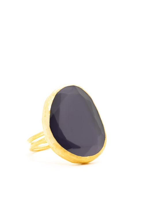 Anillo Cecily Colores Azul Noche Tallas Adaptable