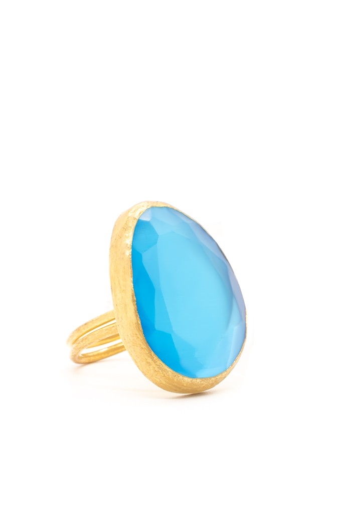 Anillo Cecily Tallas Adaptable Colores Azul Jeans