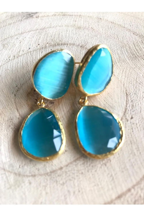 Pendiente Simone Tallas Talla única Colores Azul claro