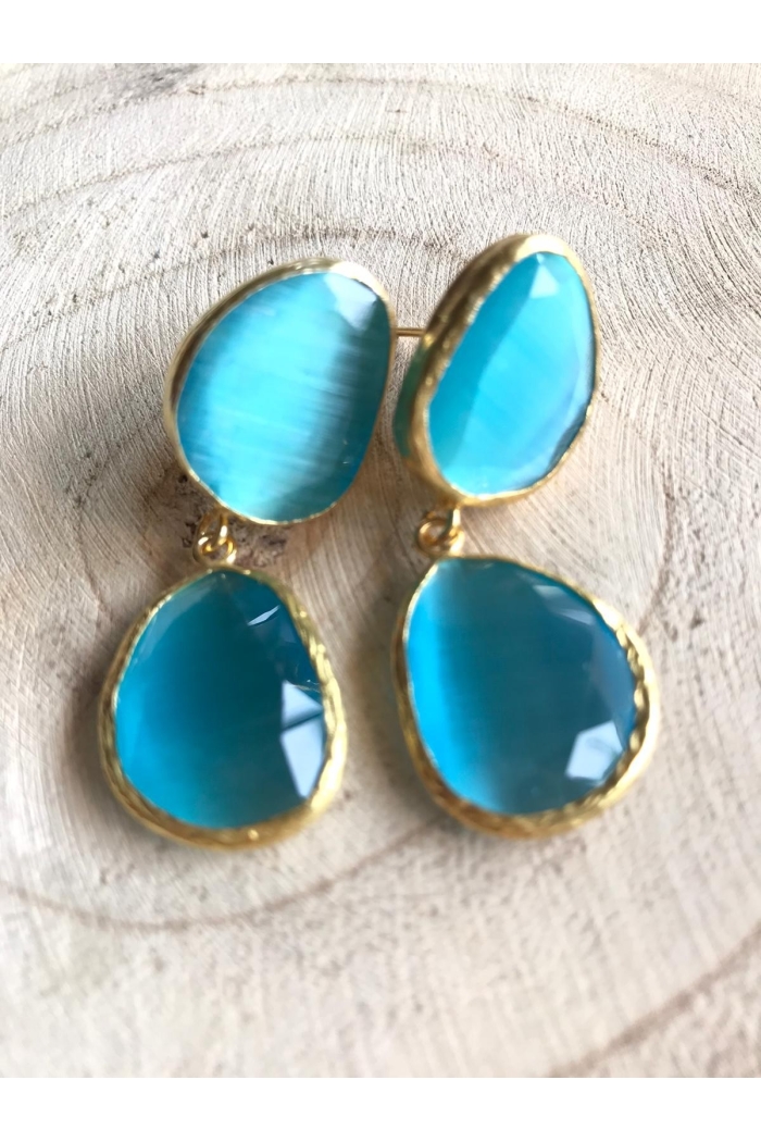 Pendiente Simone Tallas Talla única Colores Azul claro